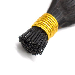 Straight I Tip Hair Extensions Virgin Human Hair 50g