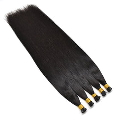 Straight I Tip Hair Extensions Virgin Human Hair 50g