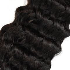 Water Wave Tape In Hair Extensions Virgin Human Hair 50g