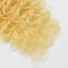 613 Blonde Color Deep Wave Hair Bundles High Quality Virgin Hair