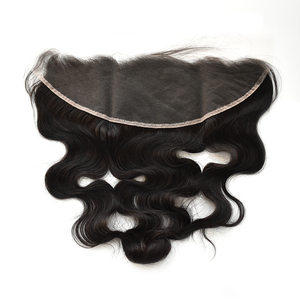 Raw Hair Body Wave Hair 3 Bundles With 13X4 HD Lace Frontal High Quality Hair