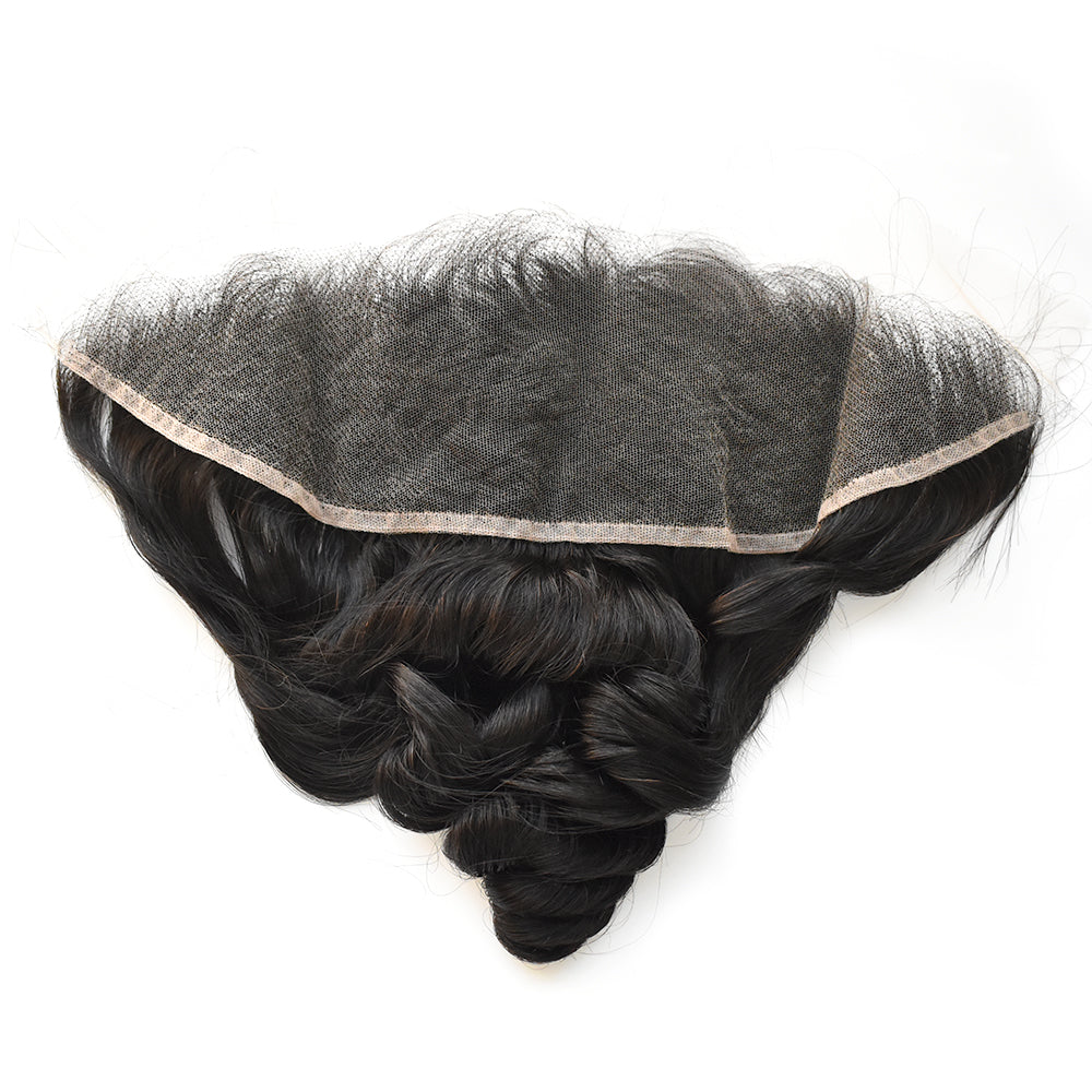 Loose Wave Hair 3 Bundles With 13x4 HD Lace Frontal High Quality Virgin Hair