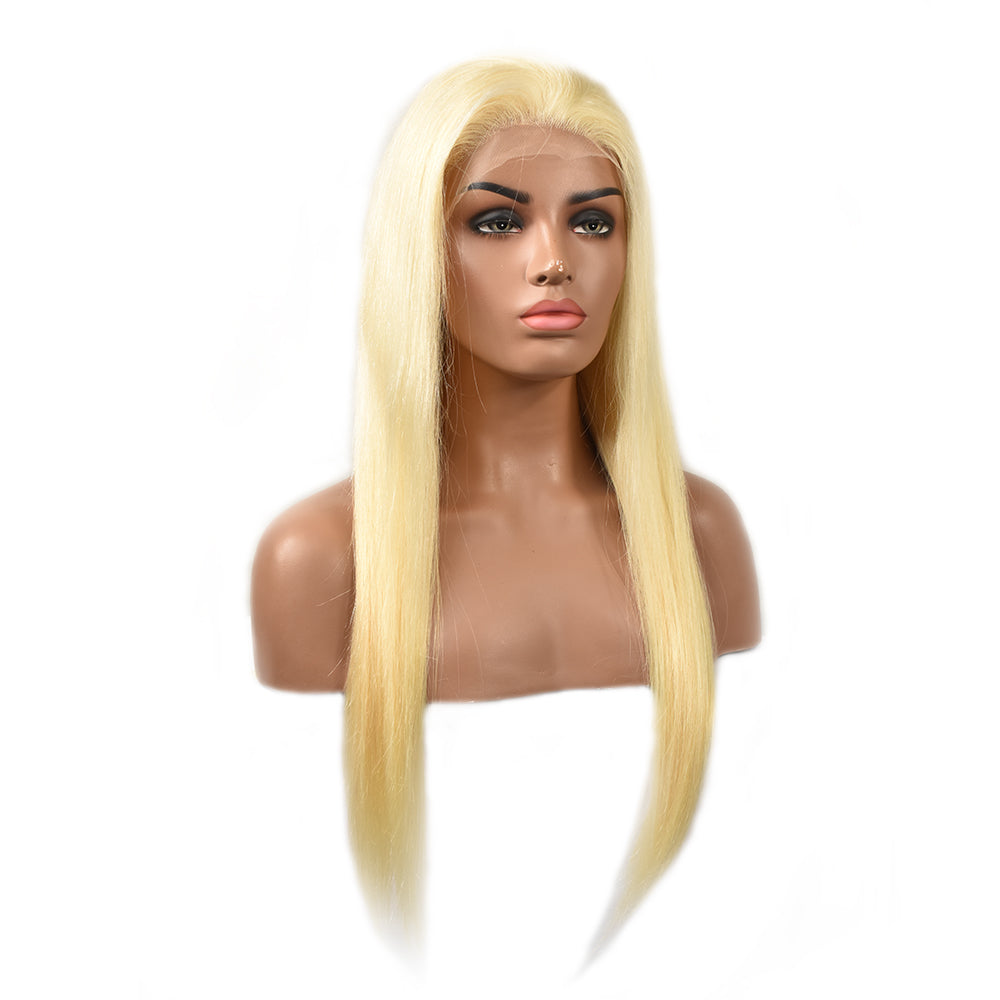 Blonde Straight 13×4 HD Lace Front Wigs Human Hair Wig 150%