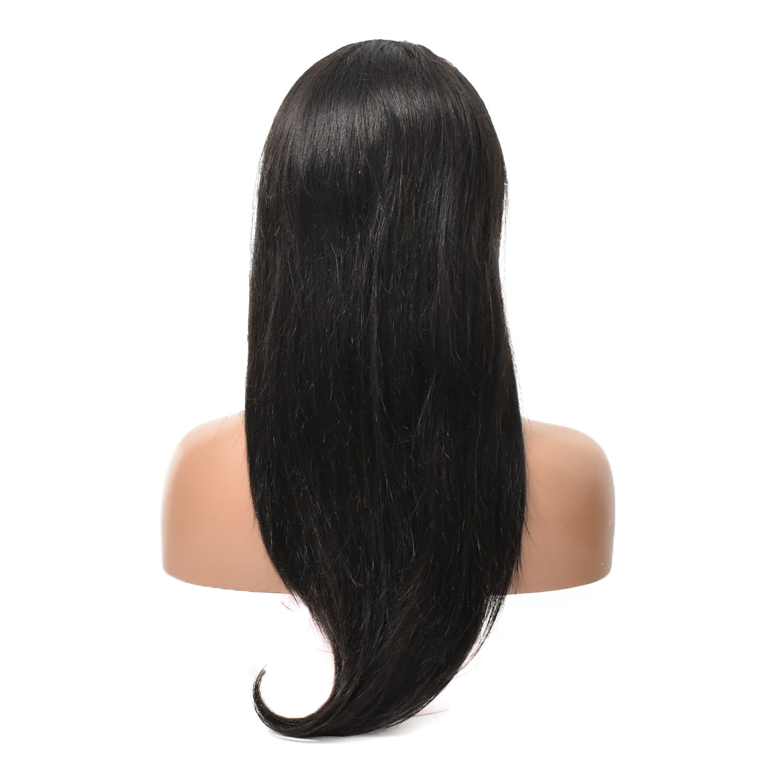 Straight 13×4 Transparent Lace Front Wigs Human Hair Wig 180%