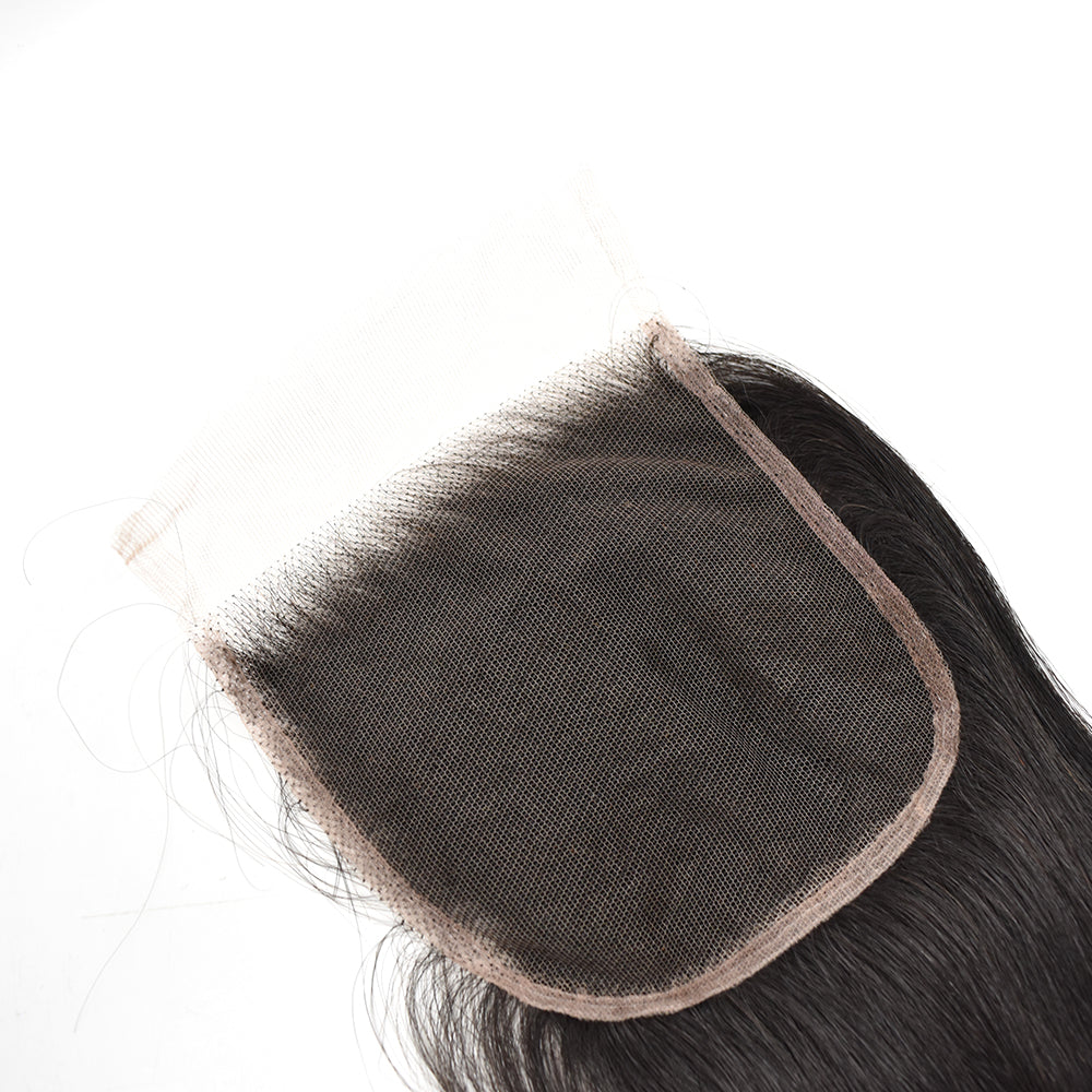 4x4 HD Lace Closure Deep Wave Hair High Quality Virgin Hair