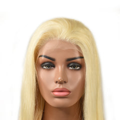 Blonde Color 613 Straight 13×6 HD Lace Front Wigs Human Hair Wig 200% High Density