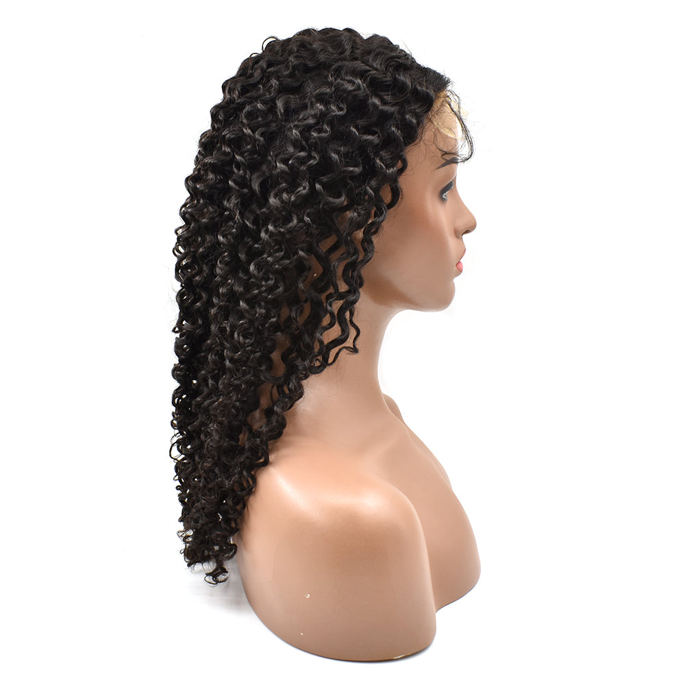 Curly 5x5 HD Lace Closure Wigs Human Hair Wig 180%