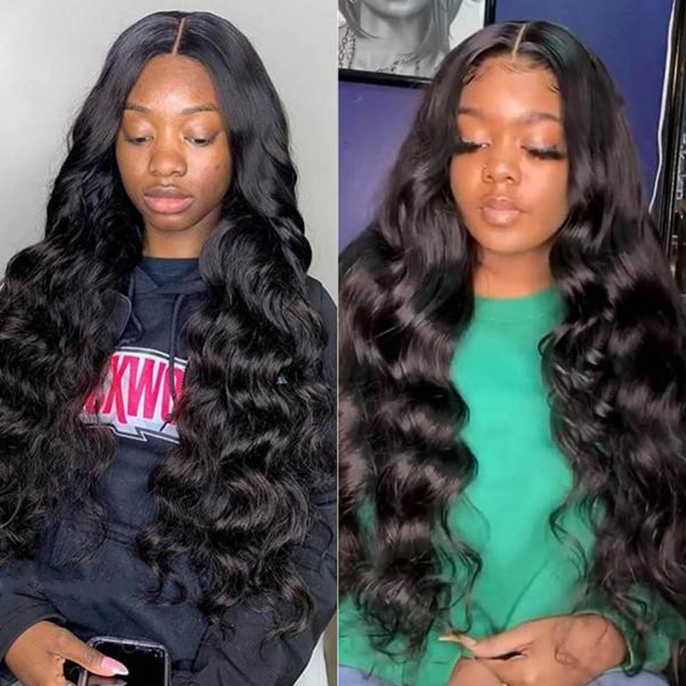 Body Wave 5x5 HD Lace Closure Wigs Human Hair Wig 180%