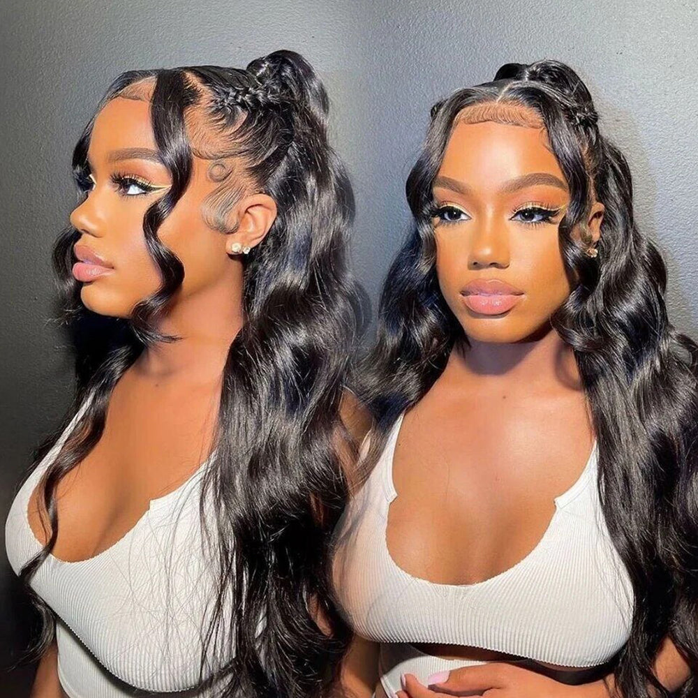 Loose Body Wave 5x5 HD Lace Closure Wigs Human Hair Wig 180%