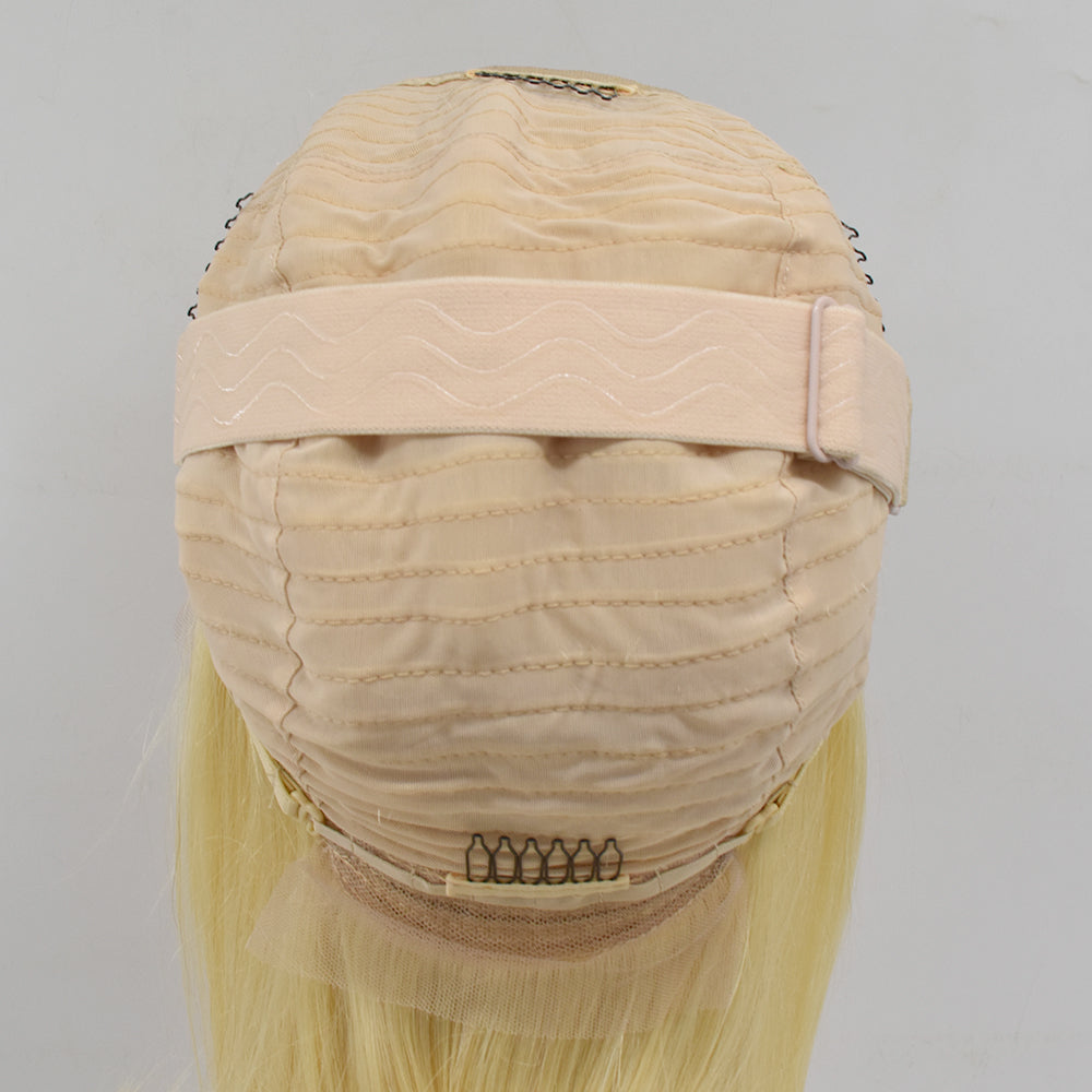 Blonde Straight #613 Color 13×4 Transparent Lace Bob Wig