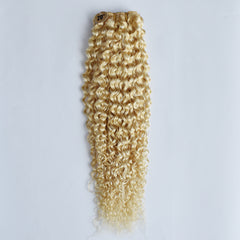 613 Blonde Color Curly Hair Bundles High Quality Virgin Hair