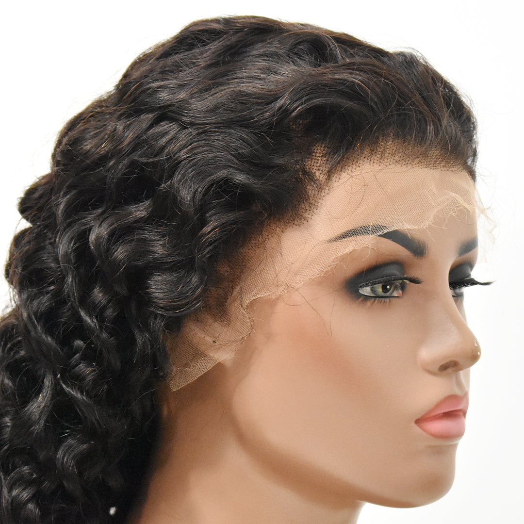 Water Wave 13×6 HD Lace Front Wigs Human Hair Wig 200% High Density