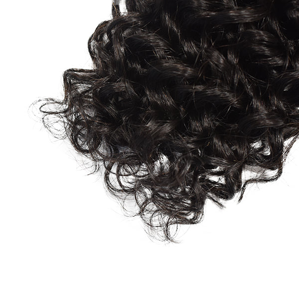 Curly Hair 3 Bundles With 5x5 HD Lace Closure High Quality Virgin Hair