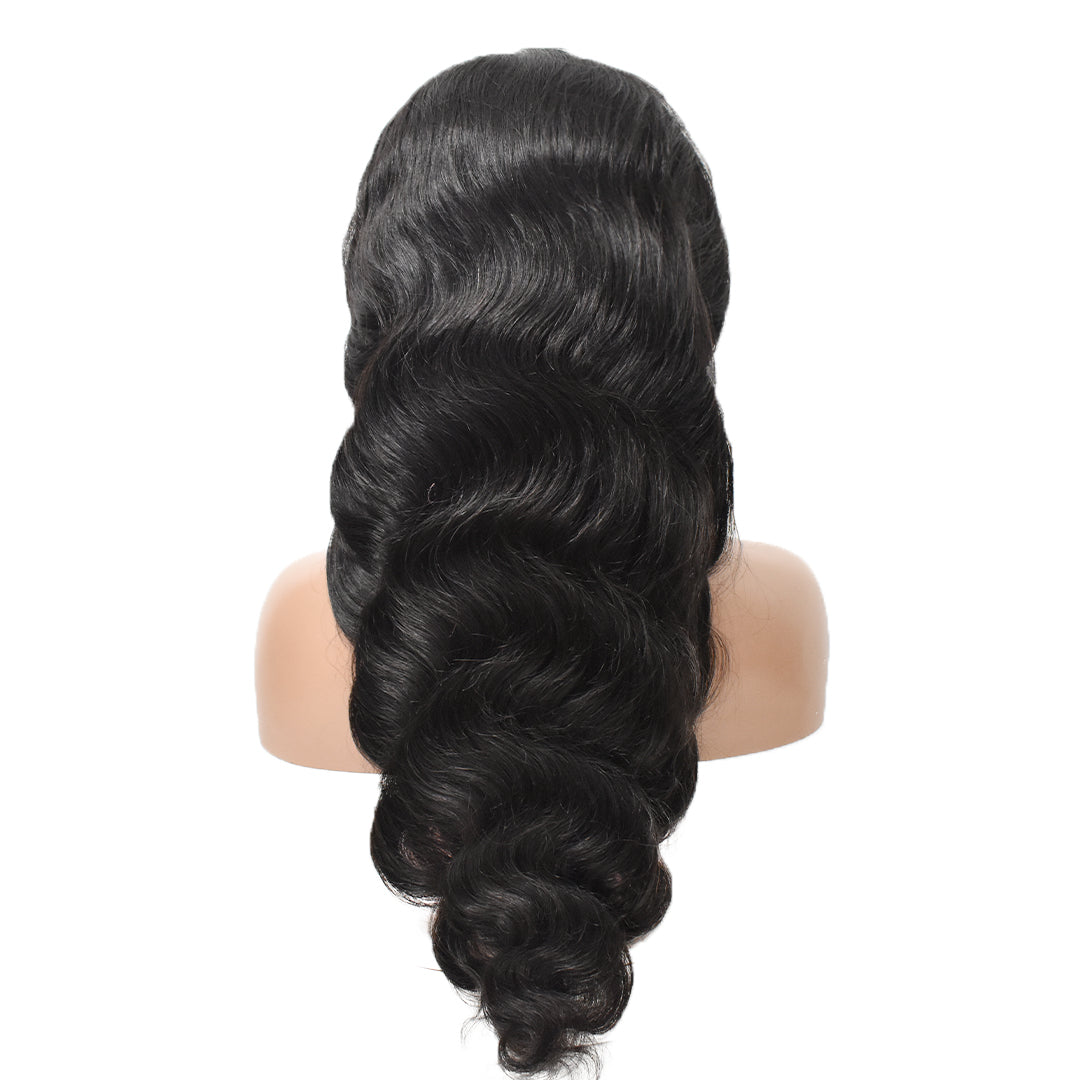 Body Wave 13×4 Transparent Lace Front Wigs Human Hair Wig 180%