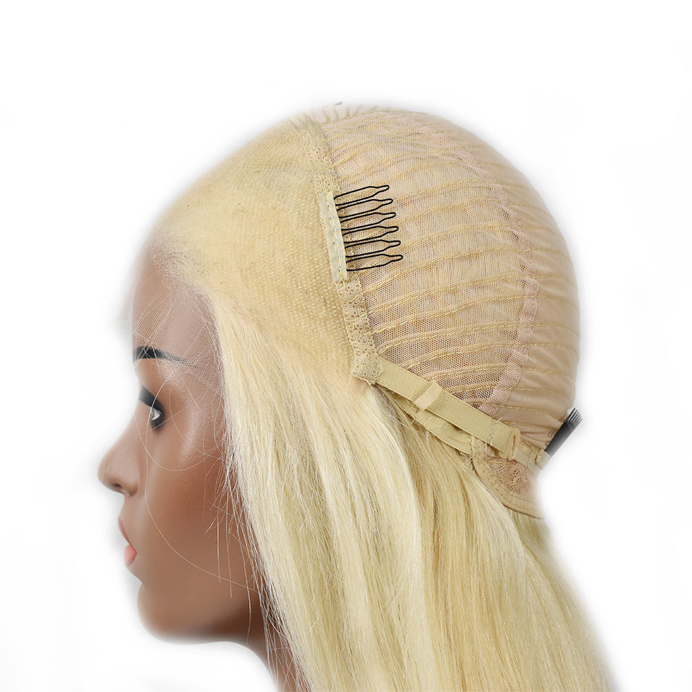 Blonde Straight 13×4 HD Lace Front Wigs Human Hair Wig 150%