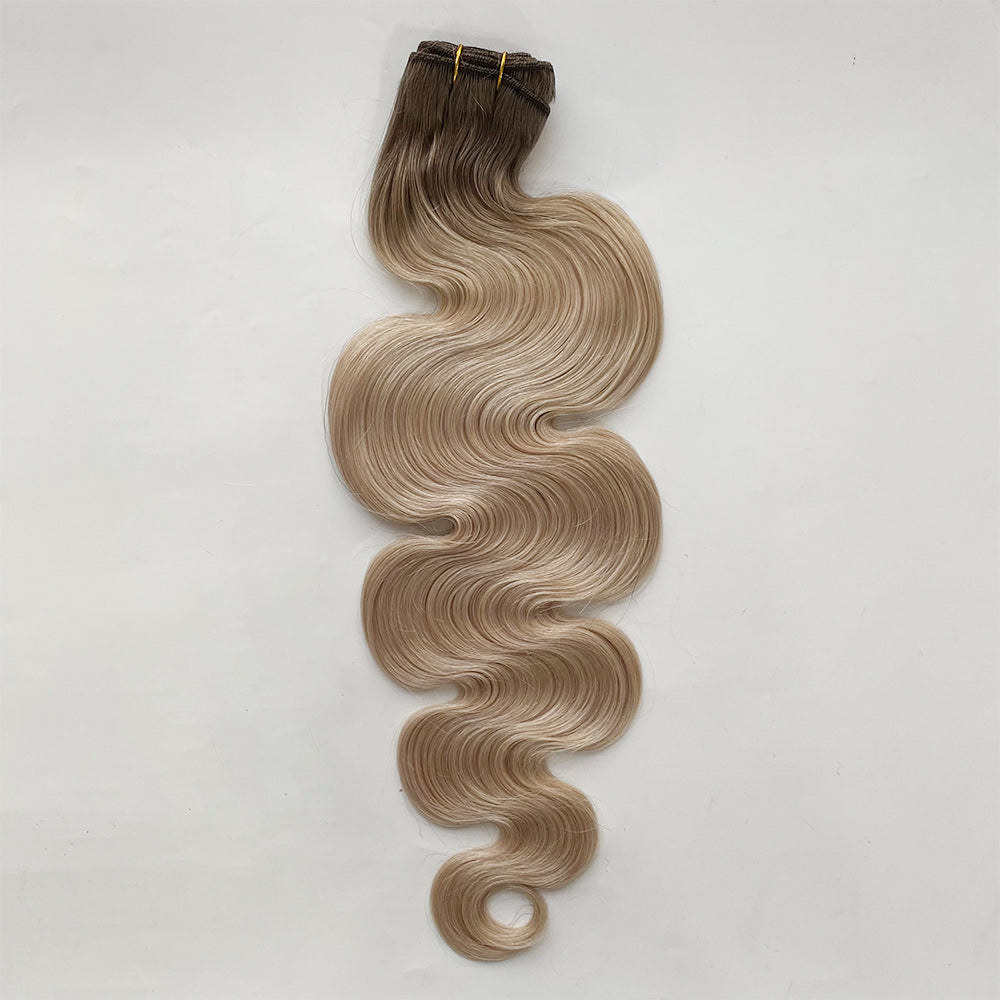 #50T55 Color 10A Body Wave Hair Flat Bundles