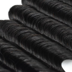 Deep Wave Flat Tip Hair Extensions Virgin Human Hair 50g