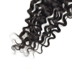 Water Wave Flat Tip Hair Extensions Virgin Human Hair 50g