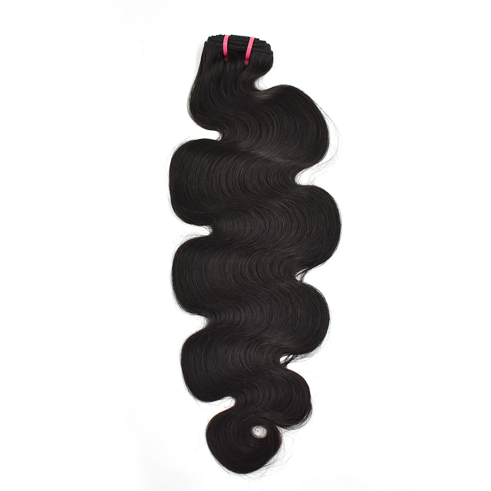 Raw Hair Body Wave Hair 3 Bundles With 13X6 Transparent Lace Frontal High Quality Hair
