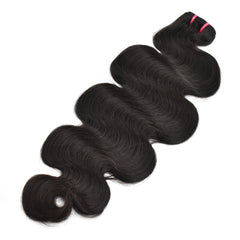 Raw Hair Body Wave Hair 3 Bundles With 6x6 HD Lace Closure High Quality Hair