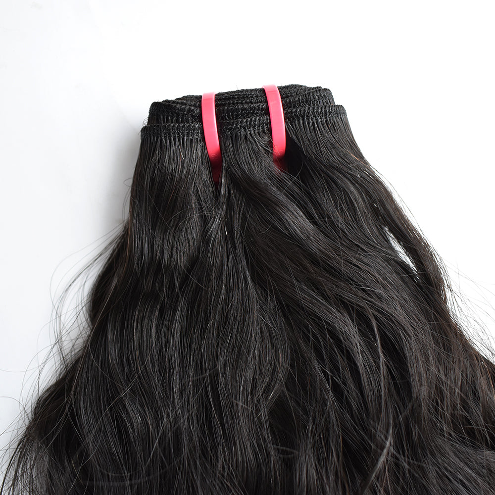 Indian Raw Hair Wavy Natural Wave Hair High Quality Hair
