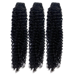 Raw Hair Curly Hair 3 Bundles With 4x4 HD Lace Closure High Quality Hair