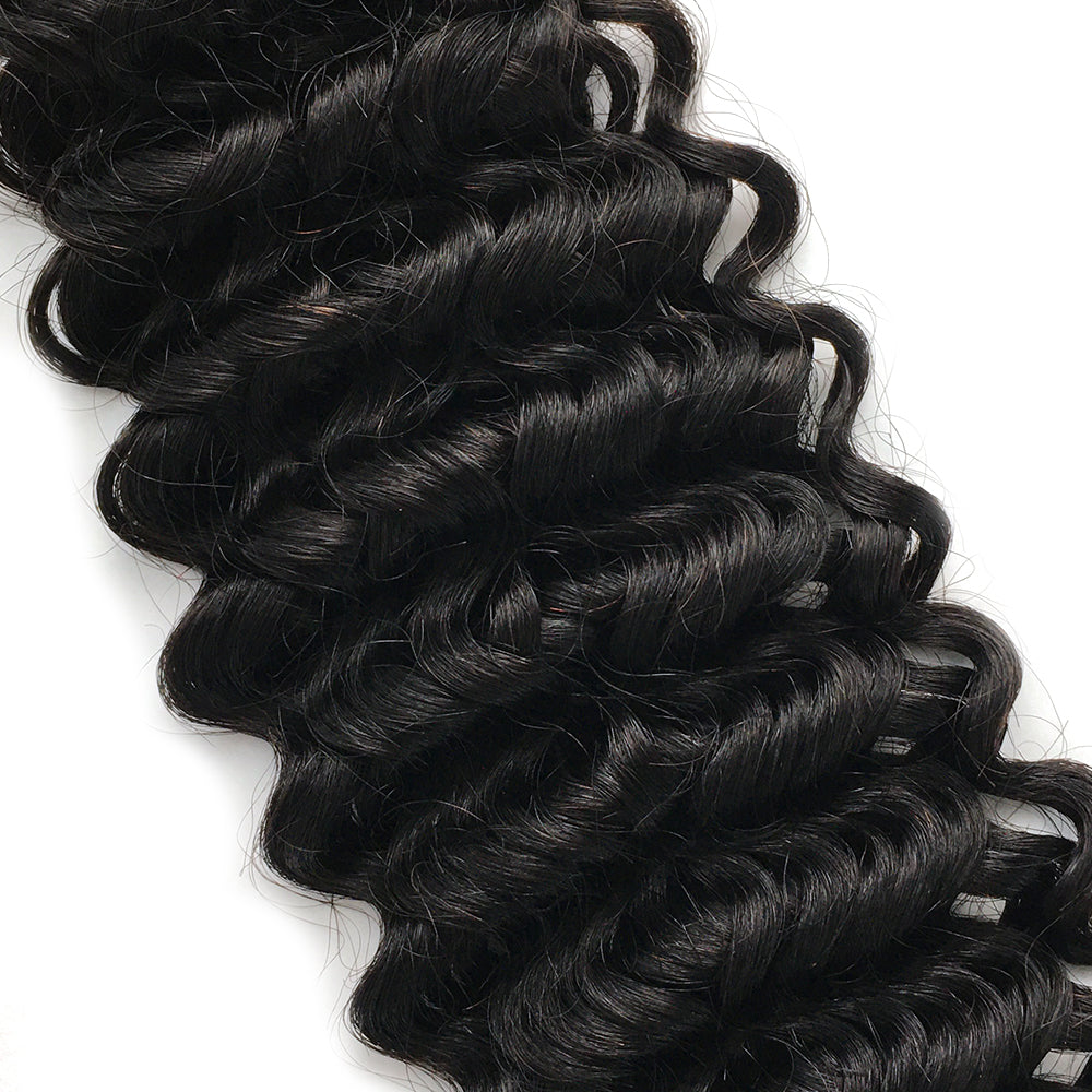 Curly Tape In Hair Extensions Virgin Human Hair 50g