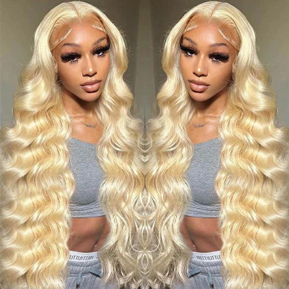 Blonde Body Wave 13×4 HD Lace Front Wigs Human Hair Wig 150%