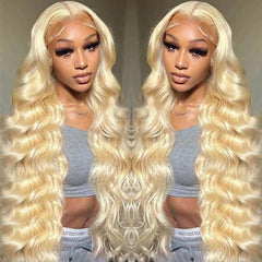 Blonde Body Wave 13×4 HD Lace Front Wigs Human Hair Wig 150%