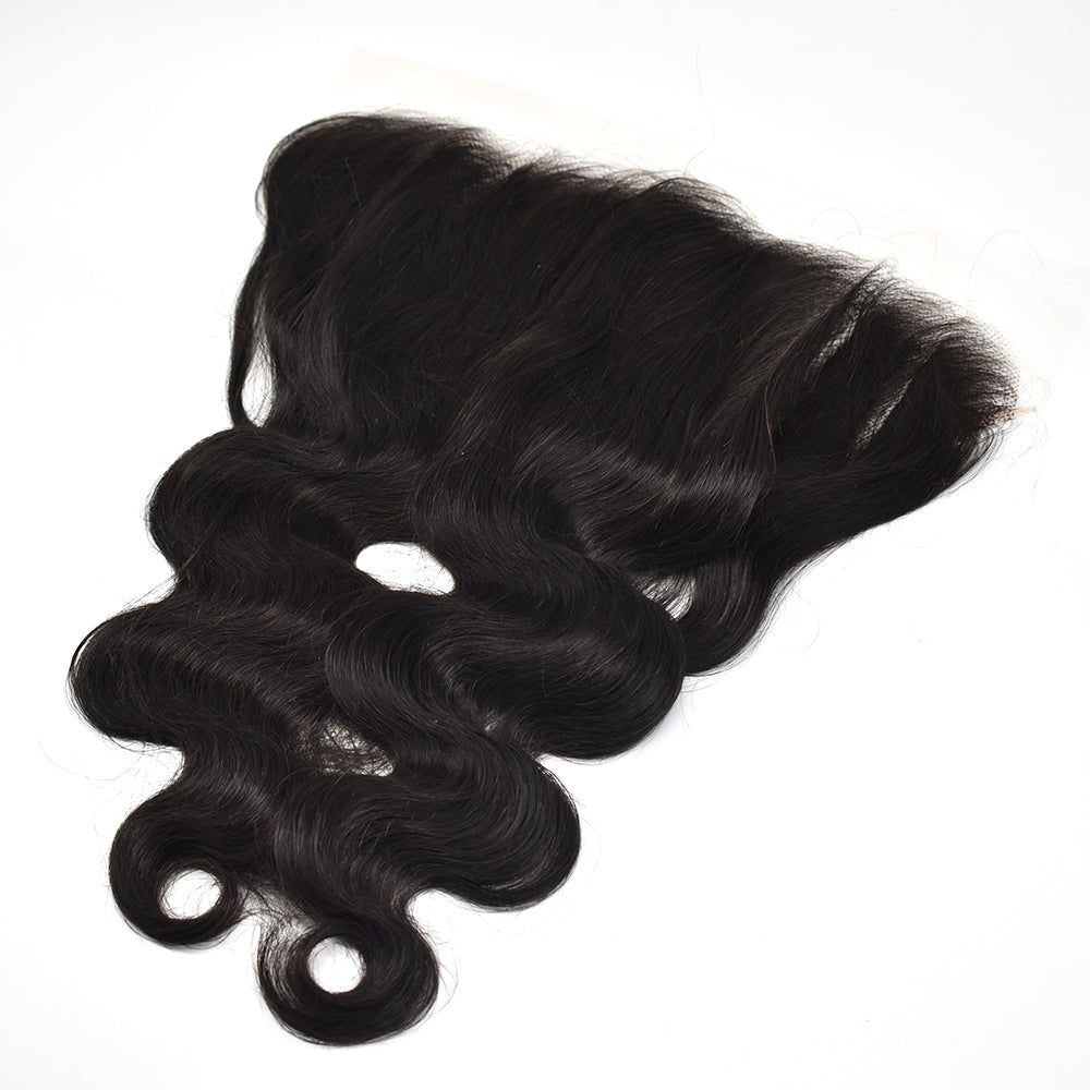 Body Wave Hair 3 Bundles With 13X6 HD Lace Frontal High Quality Virgin Hair