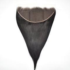 Straight Hair 3 Bundles With 13x6 Transparent Lace Frontal High Quality Virgin Hair