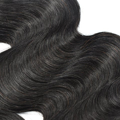 Body Wave Hair 3 Bundles With 13X6 HD Lace Frontal High Quality Virgin Hair