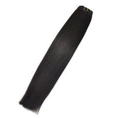 Straight Clip In Hair Extensions Virgin Human Hair 120g