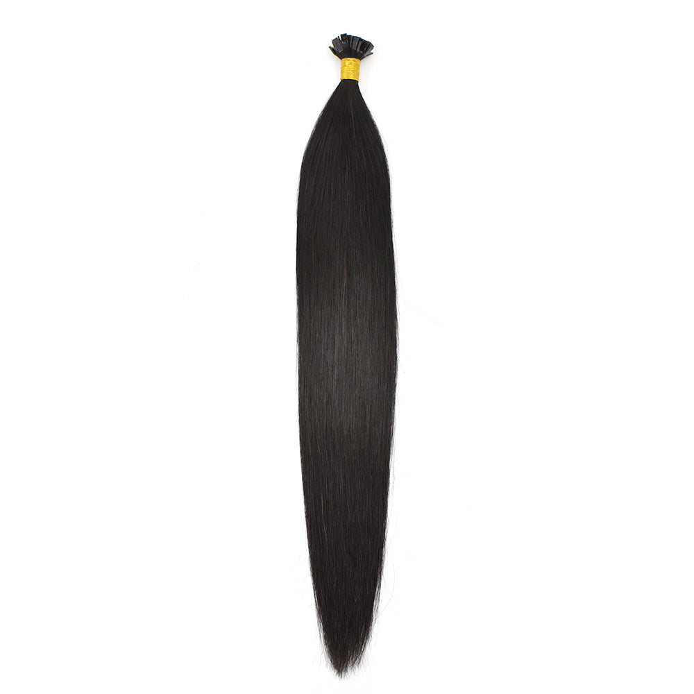 Straight Flat Tip Hair Extensions Virgin Human Hair 50g