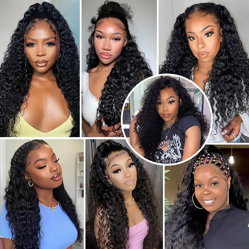 Curly 13×6 HD Lace Front Wigs Human Hair Wig 150%