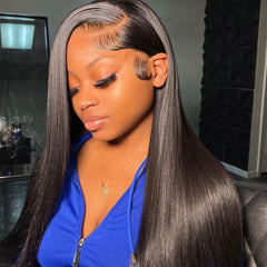 Straight 13×4 HD Lace Front Wigs Human Hair Wig 150%