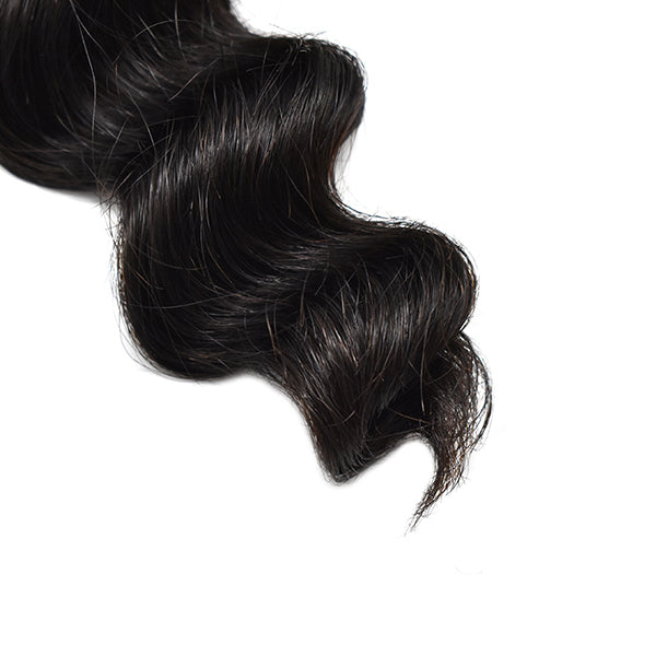 Loose Body Wave Hair 3 Bundles With 5x5 HD Lace Closure High Quality Virgin Hair