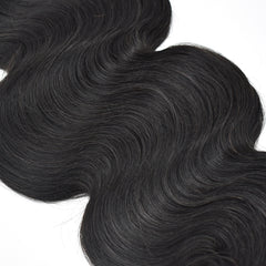 Body Wave Pu Seamless Clip In Hair Extensions Virgin Human Hair 150g