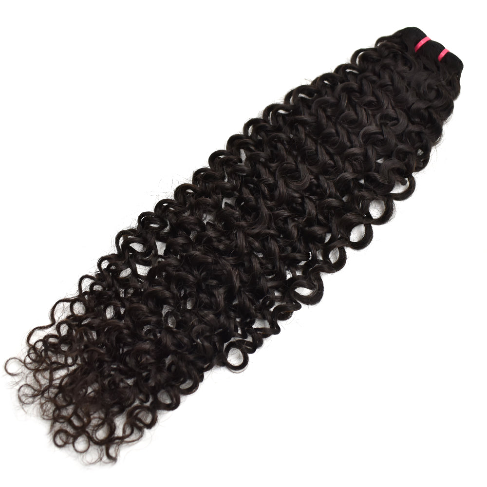 Raw Hair Curly Hair 3 Bundles With 6x6 HD Lace Closure High Quality Hair