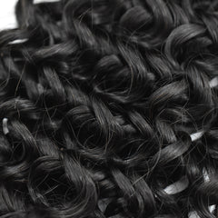 Raw Hair Curly Hair 3 Bundles With 6x6 HD Lace Closure High Quality Hair